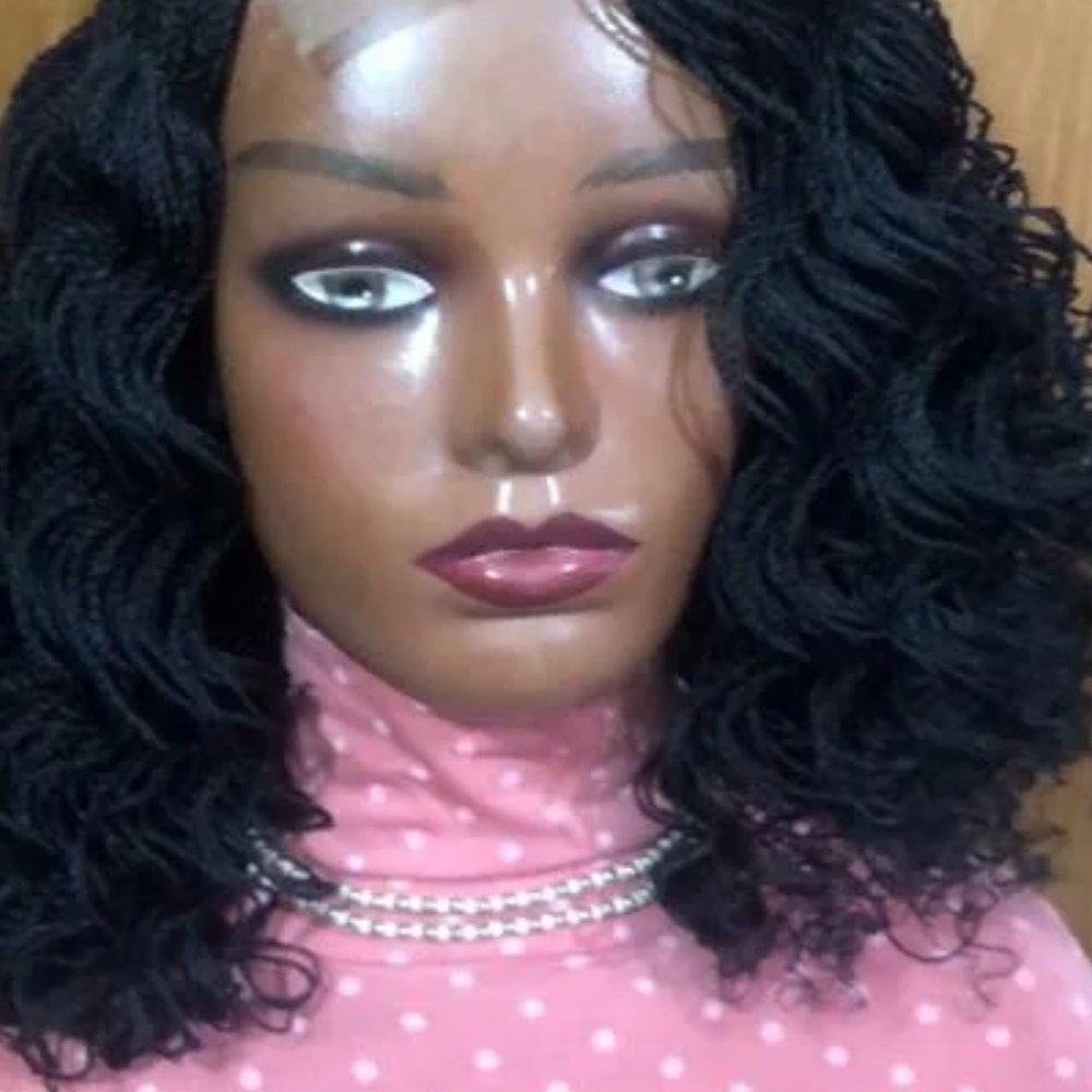 Elegant Black Curly Wig